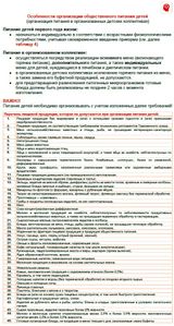 Питание детей